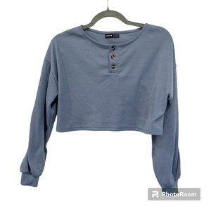 SHEIN Half Button Shoulder Drop Womenswear Tee